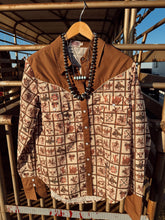 Load image into Gallery viewer, The Western Squares Pearl Snap Top