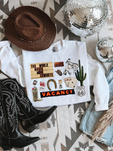 Load image into Gallery viewer, Wild West Collage TEE, CREWNECK or QUARTER ZIP
