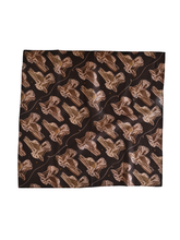 Load image into Gallery viewer, Western Saddle in Arena Brown Silk Scarf Wild Rag