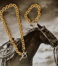 Load image into Gallery viewer, The Stirrup the Dust Necklace &amp; Bracelet Set