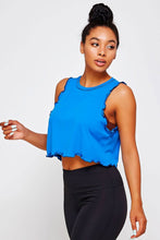 Load image into Gallery viewer, LETTUCE MERROW EDGE TANK CROP TOP