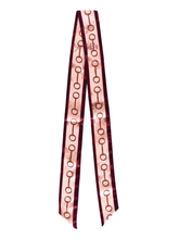 Load image into Gallery viewer, Show Day Dee Ring Snaffle Bit Silk Western Twilly Scarf