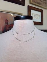 Load image into Gallery viewer, The Double Layer Rhinestone Cowgirl Necklace {GOLD + SILVER}