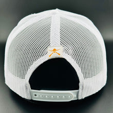 Load image into Gallery viewer, “Cowboy Hat” Patch Rope Trucker Hat - White