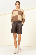 Load image into Gallery viewer, CLUB LONG SLEEVE COLOR-BLOCK SWEATER