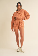 Load image into Gallery viewer, Mable Snap Down Long Sleeve Hooded Romper