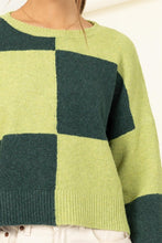 Load image into Gallery viewer, CLUB LONG SLEEVE COLOR-BLOCK SWEATER