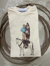 Load image into Gallery viewer, Surfs Up Cowboy graphic tee - Comfort Colors