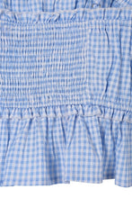 Load image into Gallery viewer, Blue gingham tank top