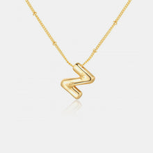 Load image into Gallery viewer, Gold-Plated Letter Pendant Necklace