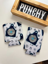 Load image into Gallery viewer, Cattle Brands &amp; Conchos Koozie (2 sizes)