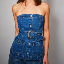 Load image into Gallery viewer, The Donna Denim Top