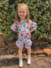 Load image into Gallery viewer, Howdy USA ruffle top set