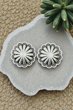 Load image into Gallery viewer, Faux Concho Stud Earrings