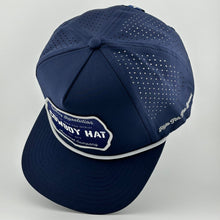 Load image into Gallery viewer, “Cowboy Hat” Performance Patch Rope Hat - Navy Blue
