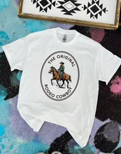 Load image into Gallery viewer, OG Rodeo Cowboy Tee or Crewneck