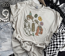 Load image into Gallery viewer, Cowboy Texas Collage - Tan Graphic