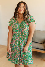 Load image into Gallery viewer, Can&#39;t Fight the Feeling Floral Dress in Green