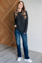 Load image into Gallery viewer, Casual Tuesday Ribbed Knit Sweater in Black