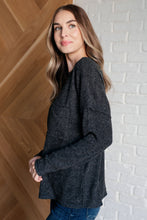 Load image into Gallery viewer, Casual Tuesday Ribbed Knit Sweater in Black