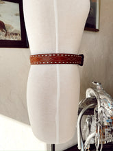 Load image into Gallery viewer, The Classic Buckstitch Belt in Brown