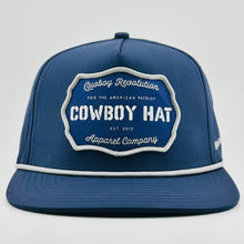 Load image into Gallery viewer, “Cowboy Hat” Performance Patch Rope Hat - Navy Blue