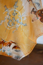 Load image into Gallery viewer, Longhorn Open Range Cowgirl Wild Rag: Western Scarf Bandana Silk Tencel Wildrag