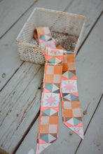 Load image into Gallery viewer, Vintage Patchwork Western Silk Twilly Scarf
