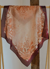 Load image into Gallery viewer, Show Day D Ring Snaffle Bit Wild Rag Scarf in Vintage Plum
