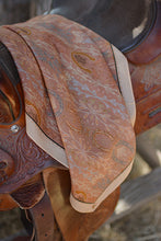 Load image into Gallery viewer, Western Harvest in Dusty Rose Silk Cowgirl Wild Rag Scarf