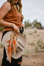 Load image into Gallery viewer, September Ride Cowgirl Silk Scarf Wild Rag