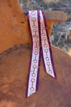 Load image into Gallery viewer, Show Day Dee Ring Snaffle Bit Silk Western Twilly Scarf