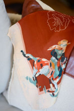 Load image into Gallery viewer, Poppy Cowgirl: Western Scarf Bandana Silk Tencel Wild Rag