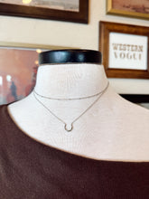 Load image into Gallery viewer, The Double Layer Horseshoe Necklace {GOLD + SILVER}