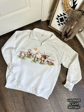 Load image into Gallery viewer, Cattle Drive Quarter Zip