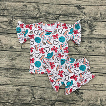 Load image into Gallery viewer, Howdy USA ruffle top set