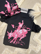 Load image into Gallery viewer, Pink Bull Rider Graphic