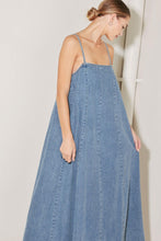 Load image into Gallery viewer, INDIGO WEEKEND THEORY DENIM MIDI DRESS