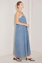 Load image into Gallery viewer, INDIGO WEEKEND THEORY DENIM MIDI DRESS