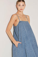 Load image into Gallery viewer, INDIGO WEEKEND THEORY DENIM MIDI DRESS