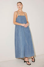 Load image into Gallery viewer, INDIGO WEEKEND THEORY DENIM MIDI DRESS