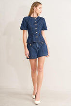 Load image into Gallery viewer, FOREVER STYLISH DENIM TOP