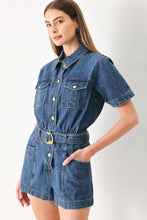 Load image into Gallery viewer, PLAY MODE DENIM ROMPER