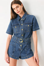 Load image into Gallery viewer, PLAY MODE DENIM ROMPER