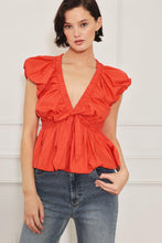 Load image into Gallery viewer, SCARLET COUNTRY GIRL WOVEN TOP