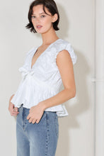 Load image into Gallery viewer, SCARLET COUNTRY GIRL WOVEN TOP