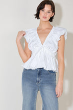 Load image into Gallery viewer, SCARLET COUNTRY GIRL WOVEN TOP