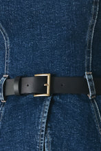 Load image into Gallery viewer, SKYLINE FLARE DENIM TUBE TOP