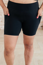 Load image into Gallery viewer, Getting Active Biker Shorts in Black