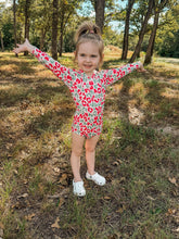 Load image into Gallery viewer, Christmas leopard Ribbed Hooded romper